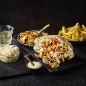 Kip shoarma/doner menu
