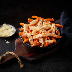 Loaded fries grilled chicken