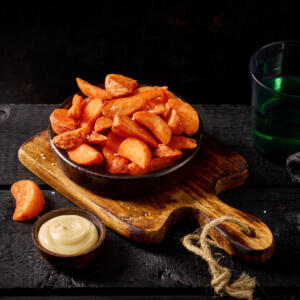 Sweet potato wedges
