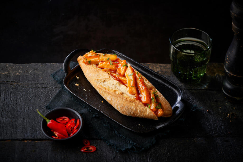 Foto van broodje met Kip in Chimichurri saus